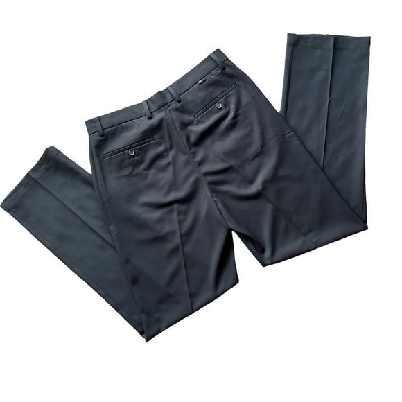 GREG NORMAN GOLF PANTS | DRESS PANT | BUSINESS PANT | CHINOS | BLACK | 34/34 - Picture 5 of 10